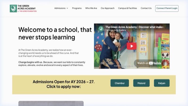 TGAA website screenshot